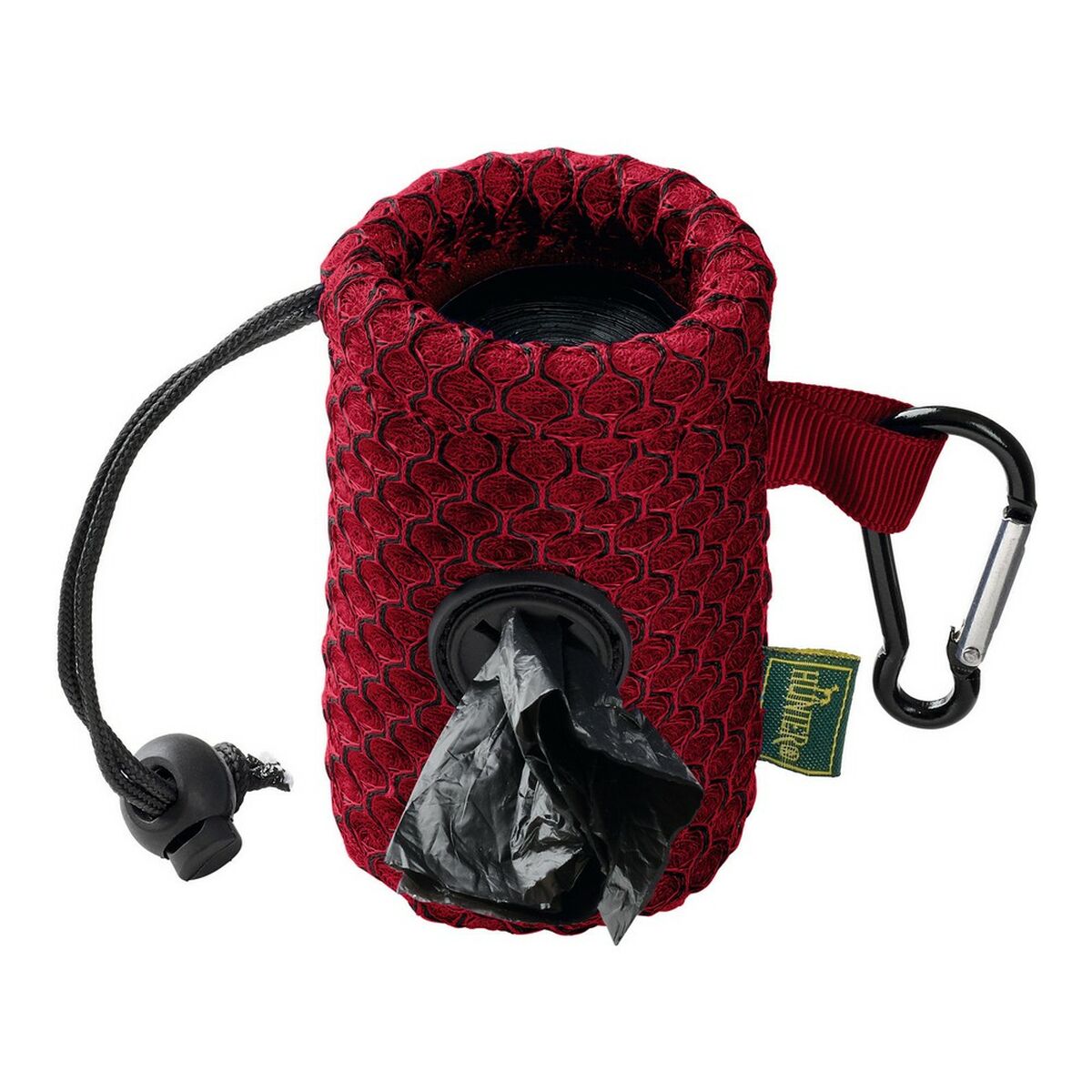 Dispenser di Buste per Animali Domestici Hunter Rosso Portaborse Rete